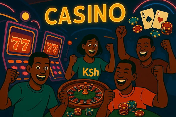 mCHEZA Kenya casino games and winning moments